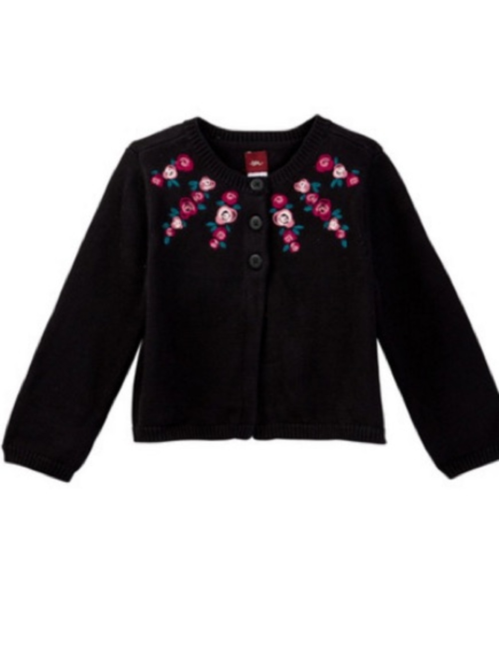 TEA collection 6-12mo navy floral cardigan